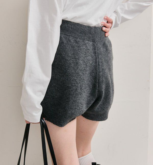  「プレート付きニットパンツ」|チノ|