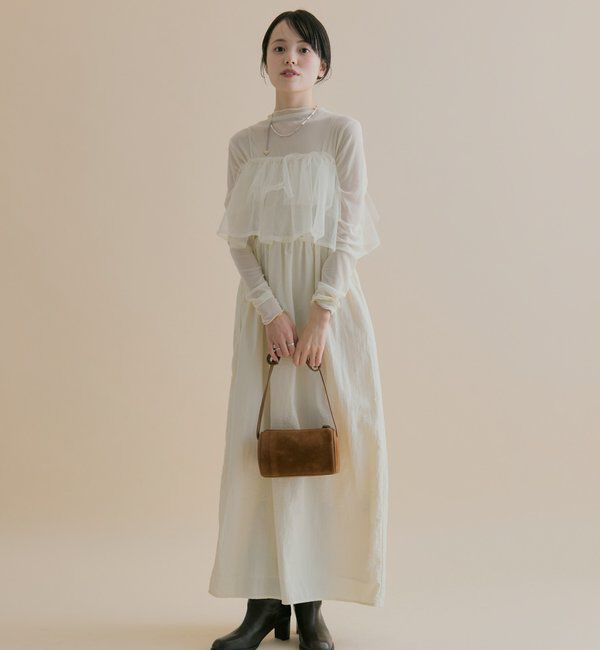  「[森川企画]チュールキャミワンピースSET」|その他|