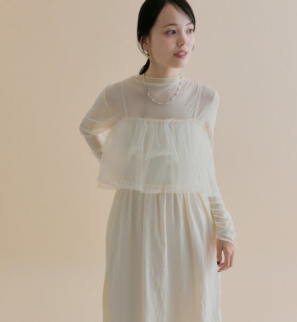  「[森川企画]チュールキャミワンピースSET」|その他|