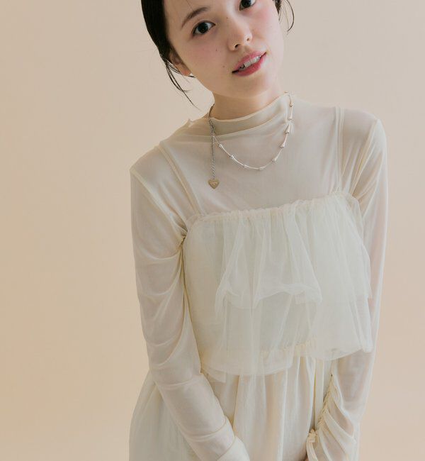  「[森川企画]チュールキャミワンピースSET」|その他|