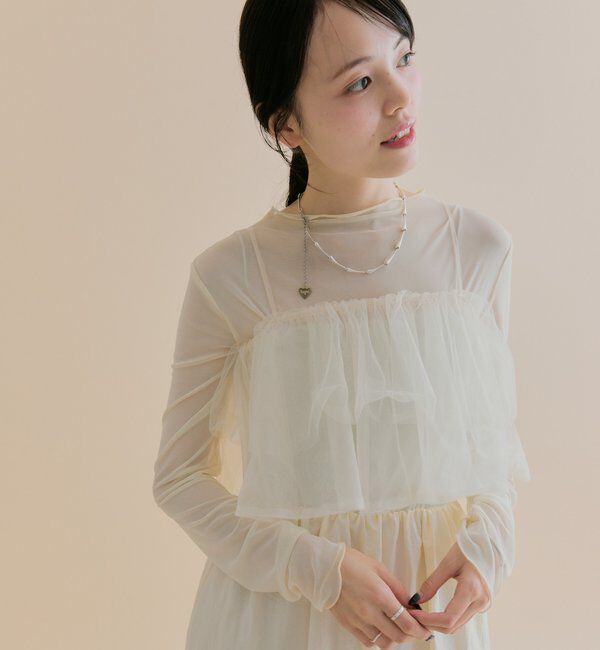  「[森川企画]チュールキャミワンピースSET」|その他|