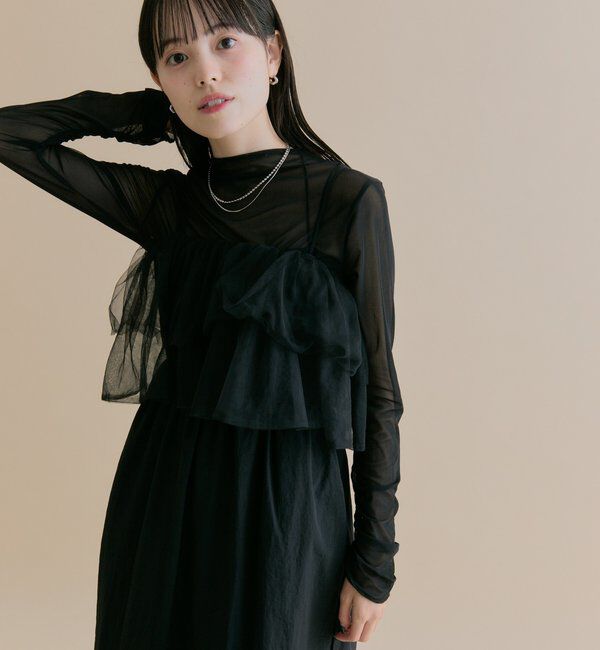  「[森川企画]チュールキャミワンピースSET」|その他|