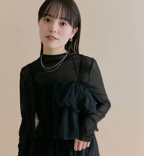  「[森川企画]チュールキャミワンピースSET」|その他|