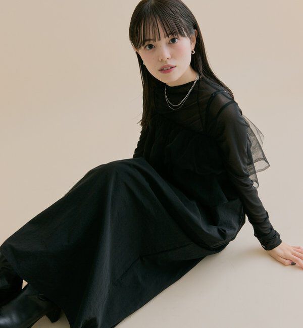  「[森川企画]チュールキャミワンピースSET」|その他|