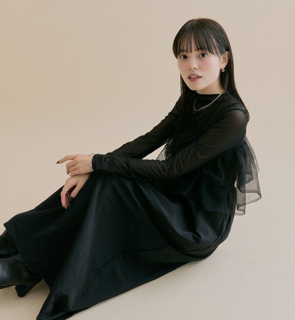  「[森川企画]チュールキャミワンピースSET」|その他|