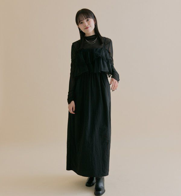  「[森川企画]チュールキャミワンピースSET」|その他|