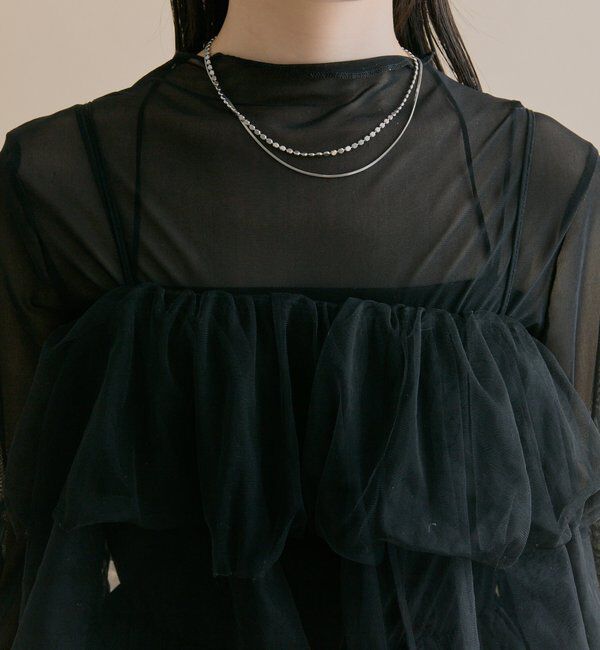  「[森川企画]チュールキャミワンピースSET」|その他|