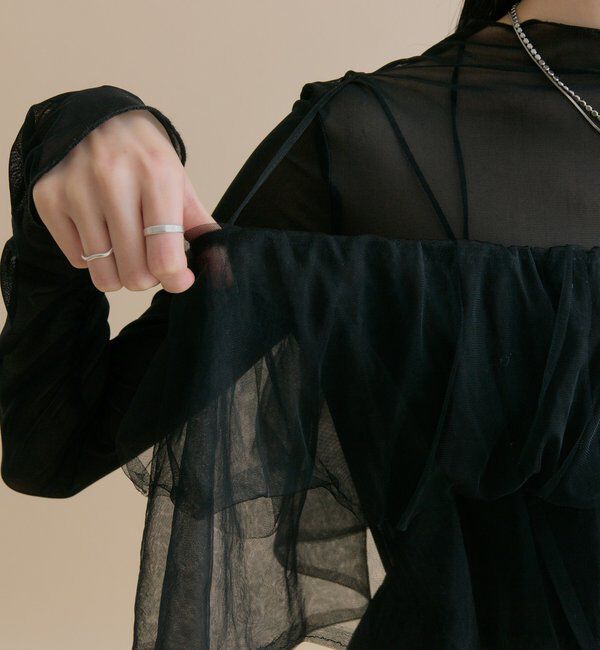  「[森川企画]チュールキャミワンピースSET」|その他|