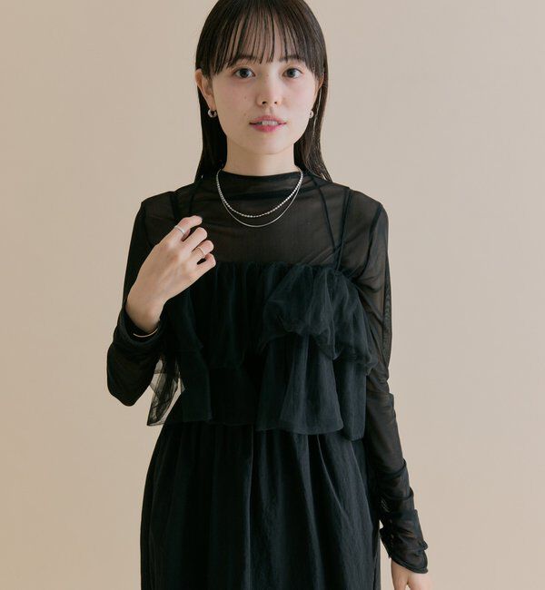  「[森川企画]チュールキャミワンピースSET」|その他|