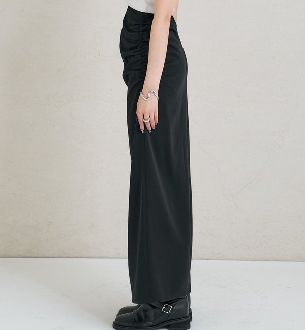  「サイドギャザータックスカート」|スカート|