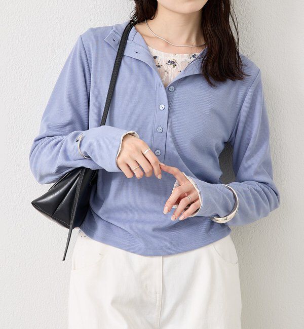  「リブヘンリーネックプルオーバー」|Tシャツ・カットソー|