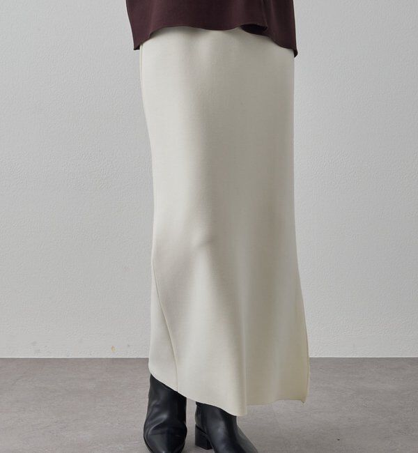  「【Lサイズも登場！】ポンチZIPタイトスカート」|スカート|