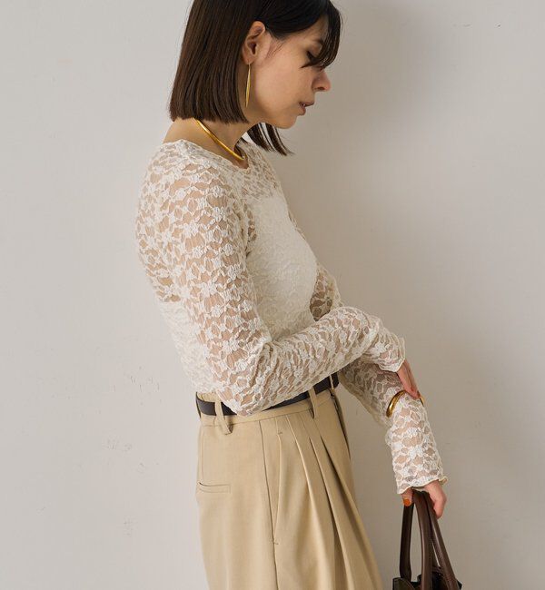  「カットレースプルオーバー」|Tシャツ・カットソー|