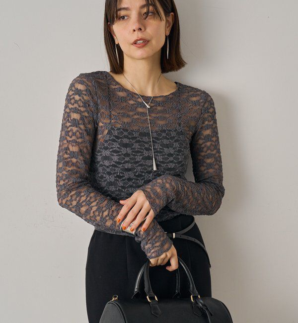  「カットレースプルオーバー」|Tシャツ・カットソー|