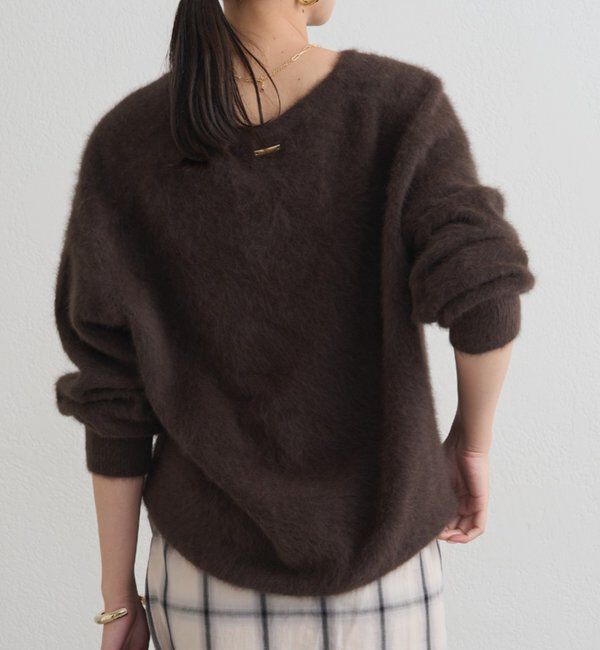  「FURカシミヤVニット」|ニット・セーター|