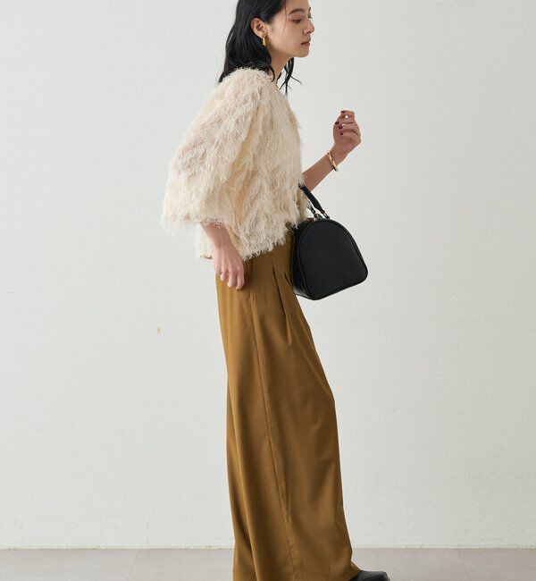  「タブベルトワイドパンツ」|チノ|