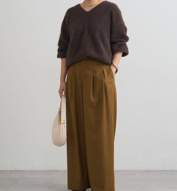  「タブベルトワイドパンツ」|チノ|