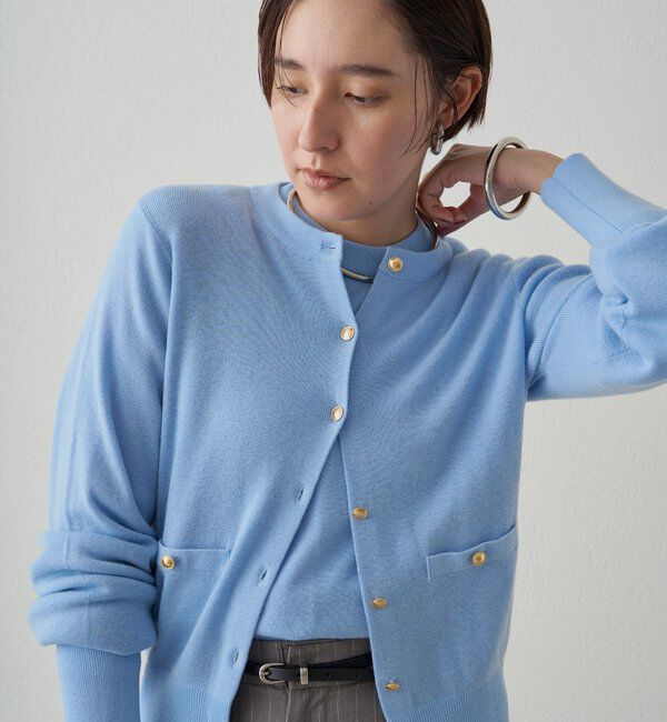  「ウールカシミヤニットカーデ」|ニット・セーター|