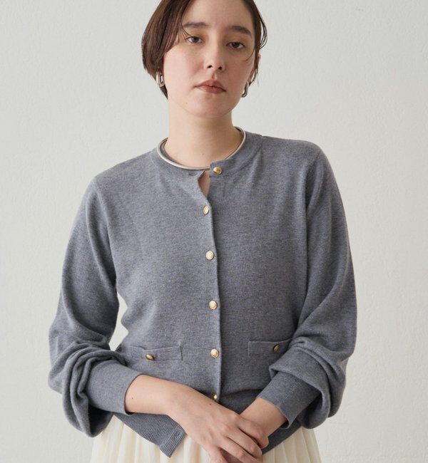 「ウールカシミヤニットカーデ」|ニット・セーター|
