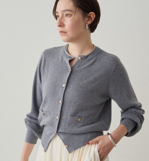 「ウールカシミヤニットカーデ」|ニット・セーター|
