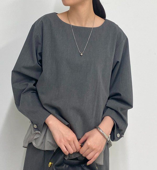  「ペプラムレイヤードブラウス」|シャツ・ブラウス|