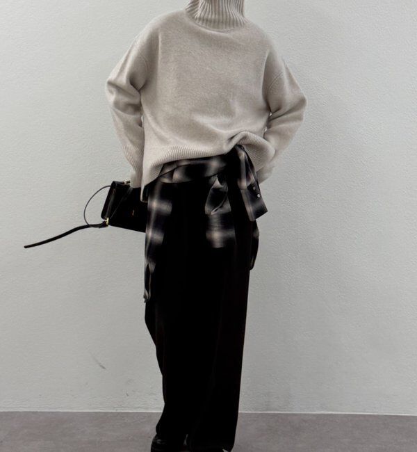  「ウール100タートルニット」|ニット・セーター|