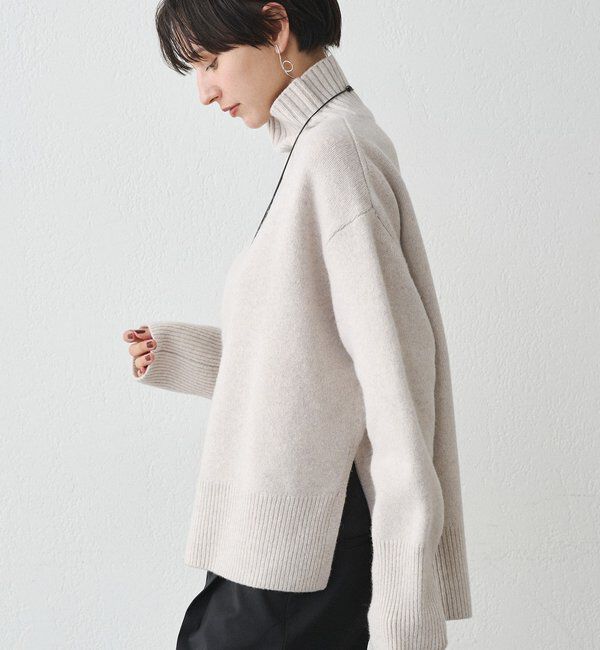  「ウール100タートルニット」|ニット・セーター|