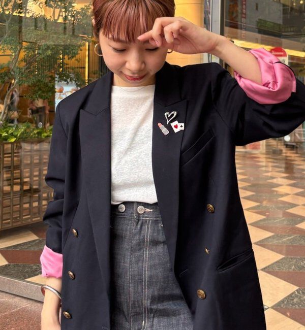  「【@iristagramuuコラボ !/GALENA/ガレナ】トランプピンバッジ」|リング|