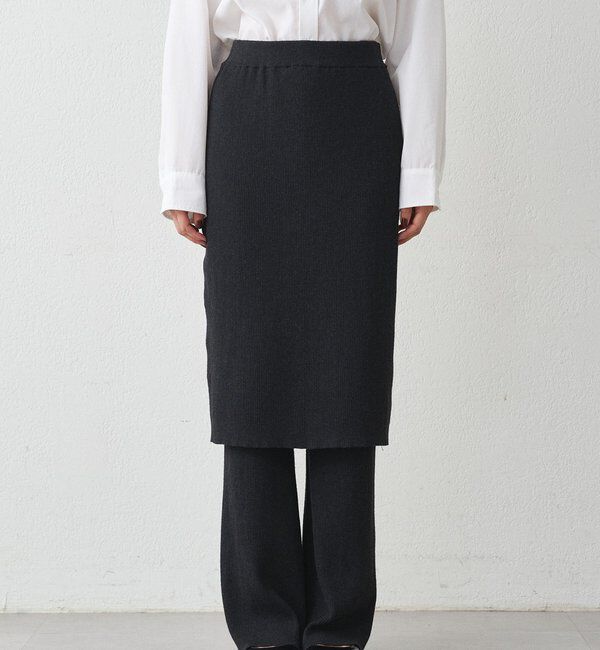  「ニットスカート+パンツセット」|チノ|
