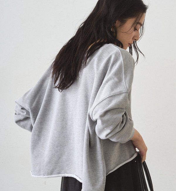  「スキッパーショートスウェット」|Tシャツ・カットソー|