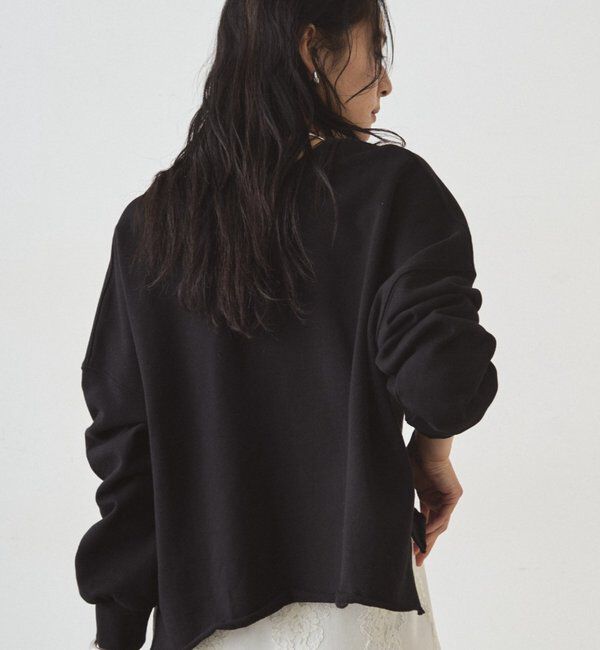  「スキッパーショートスウェット」|Tシャツ・カットソー|