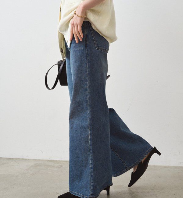  「デニムフレアパンツ2」|デニム|