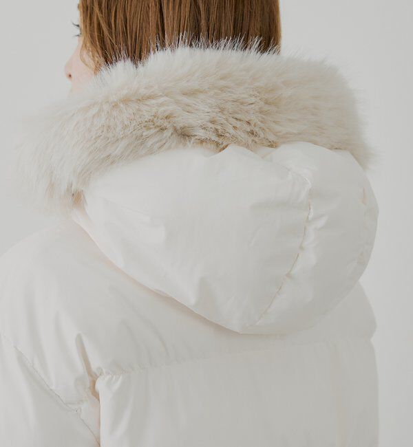  「【4色展開】ファー取り外しミドルルーズ中綿ブルゾン」|その他|