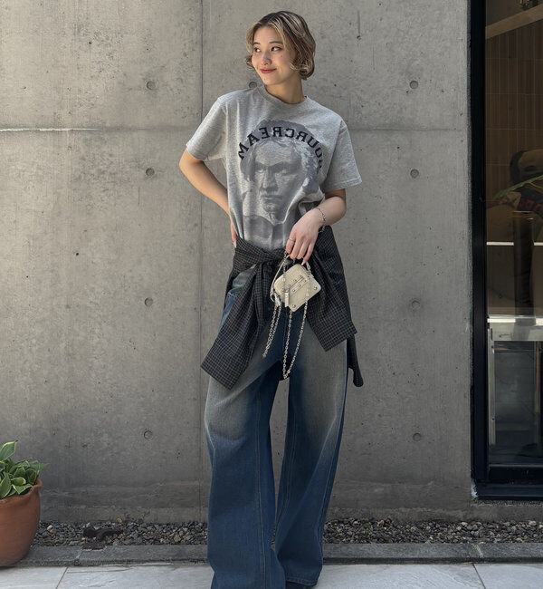  「SLASH POCKET BLAST WIDE DENIM」|デニム|