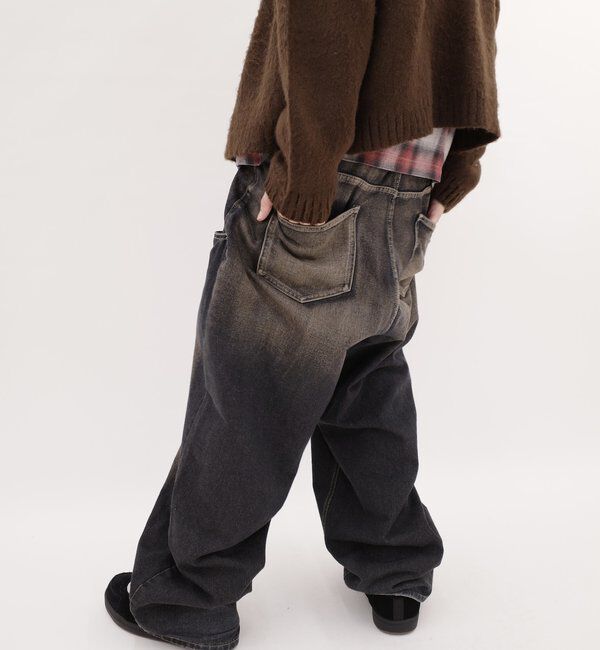 「SLASH POCKET BLAST WIDE DENIM」|デニム|