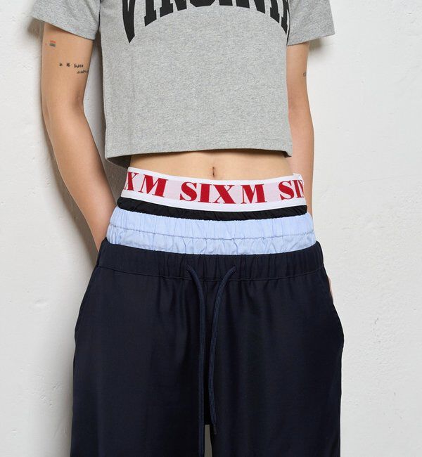  「【新色追加】Six M/シックスエム トリプルレイヤードパンツ」|チノ|