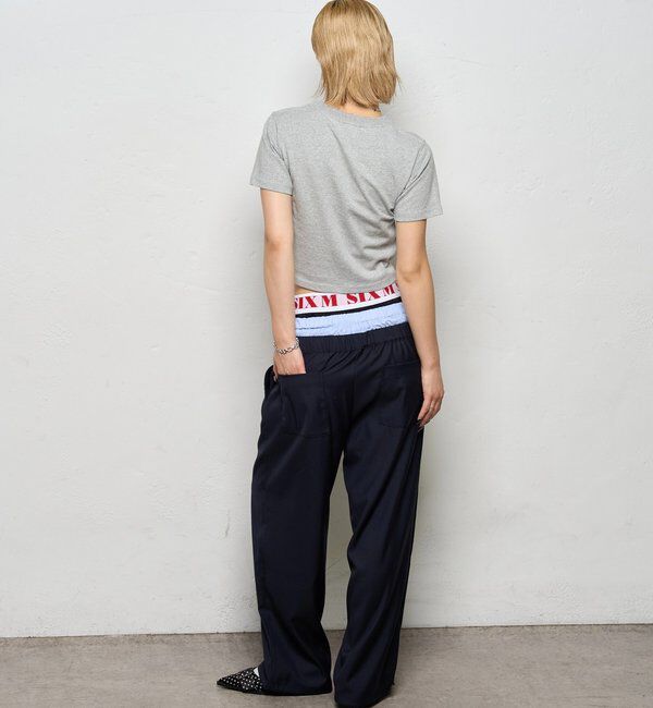  「【新色追加】Six M/シックスエム トリプルレイヤードパンツ」|チノ|