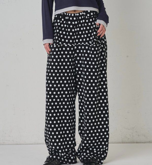  「【低身長・高身長対応】SLASH POCKET SWEAT EASY PANTS」|チノ|ブラックその他2