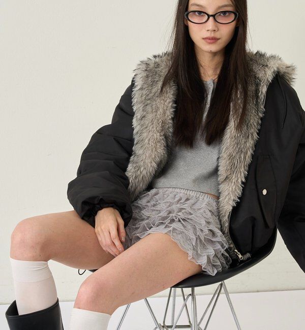  「【お気に入りNO.1】2WAY REVERSIBLE FUR BLOUSON 」|ブルゾン・スタジャン|