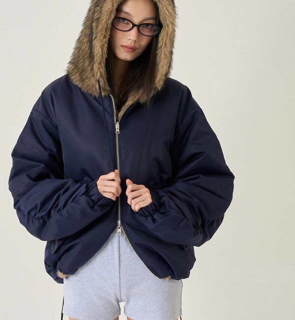  「【お気に入りNO.1】2WAY REVERSIBLE FUR BLOUSON 」|ブルゾン・スタジャン|