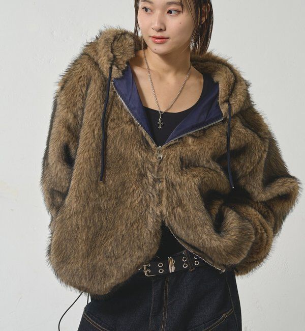  「【お気に入りNO.1】2WAY REVERSIBLE FUR BLOUSON 」|ブルゾン・スタジャン|