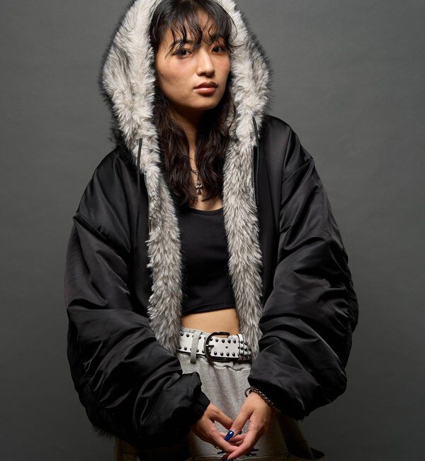  「【お気に入りNO.1】2WAY REVERSIBLE FUR BLOUSON 」|ブルゾン・スタジャン|
