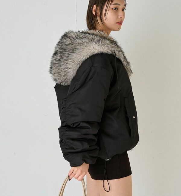  「【お気に入りNO.1】2WAY REVERSIBLE FUR BLOUSON 」|ブルゾン・スタジャン|