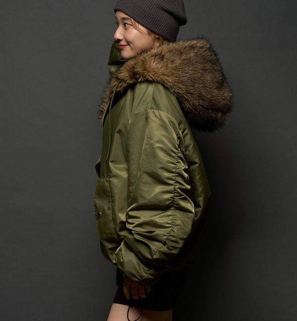  「【お気に入りNO.1】2WAY REVERSIBLE FUR BLOUSON 」|ブルゾン・スタジャン|