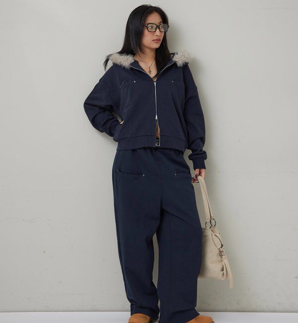  「SLASH POCKET FUR PARKA」|パーカー|