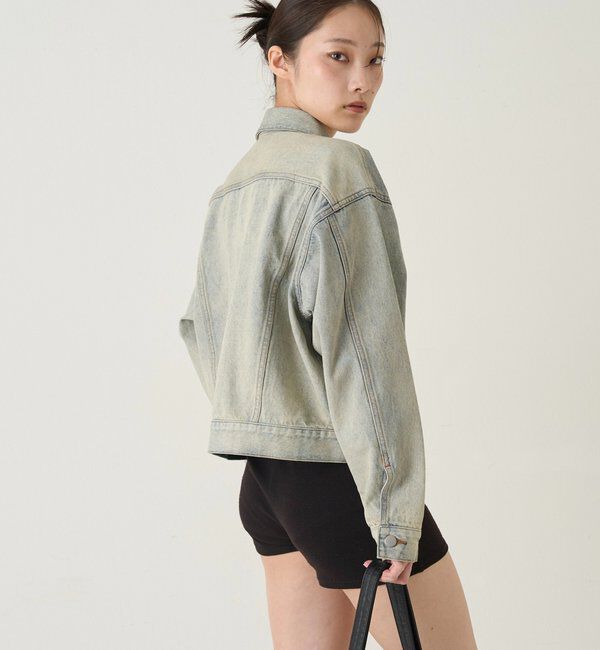  「【UNISEX/WEB限定サイズあり】EYELET DENIM JACKET」|ブルゾン・スタジャン|