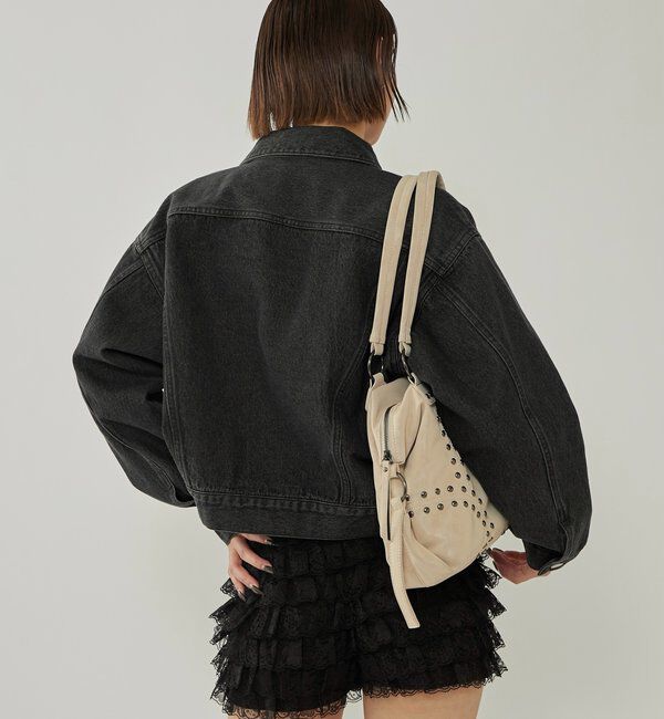  「【UNISEX/WEB限定サイズあり】EYELET DENIM JACKET」|ブルゾン・スタジャン|