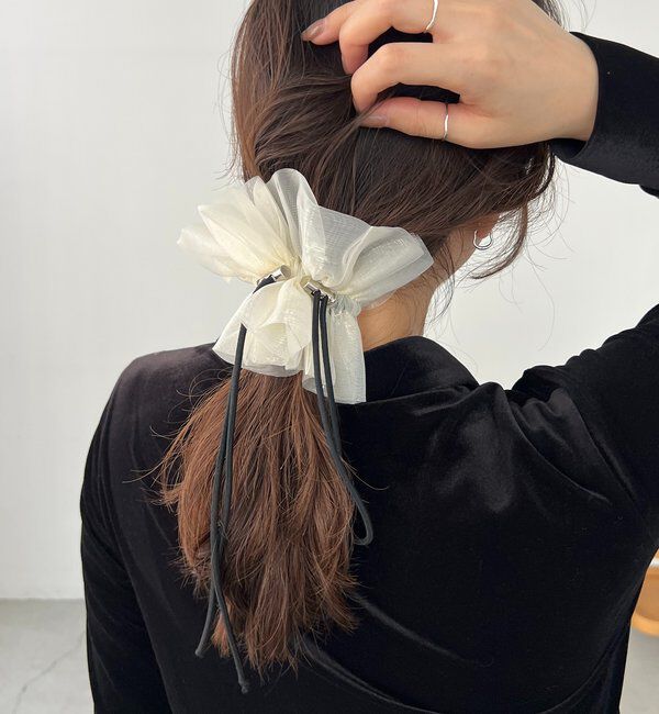  「【新色追加】〈GOLDY/ゴールディ〉ドロストオーガンジーシュシュ」|リング|