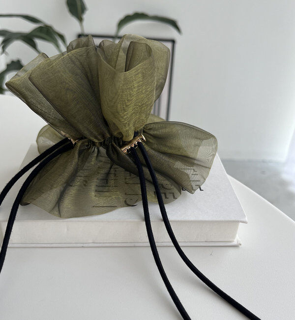  「【新色追加】〈GOLDY/ゴールディ〉ドロストオーガンジーシュシュ」|リング|