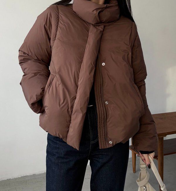  「【軽量/保温性◎】2WAY中綿パフジャケット」|その他|